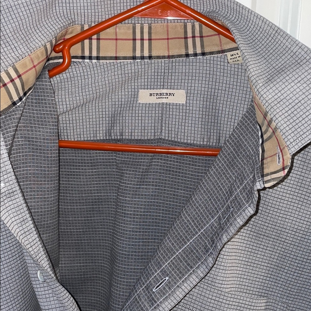 Burberry Iconic Pattern Button Down Shirt - image 3